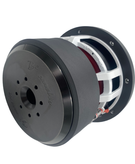 RAMPAGE Competition Series V2 8" 1000 Watt RMS Carbon Fiber Dual 2-Ohm 2